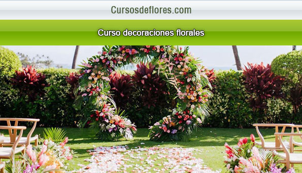 cursos decoraciones de diseño floral